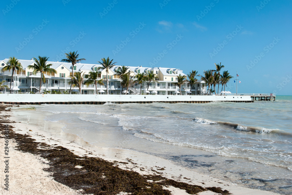Obraz premium The Southernmost Beach in The United States