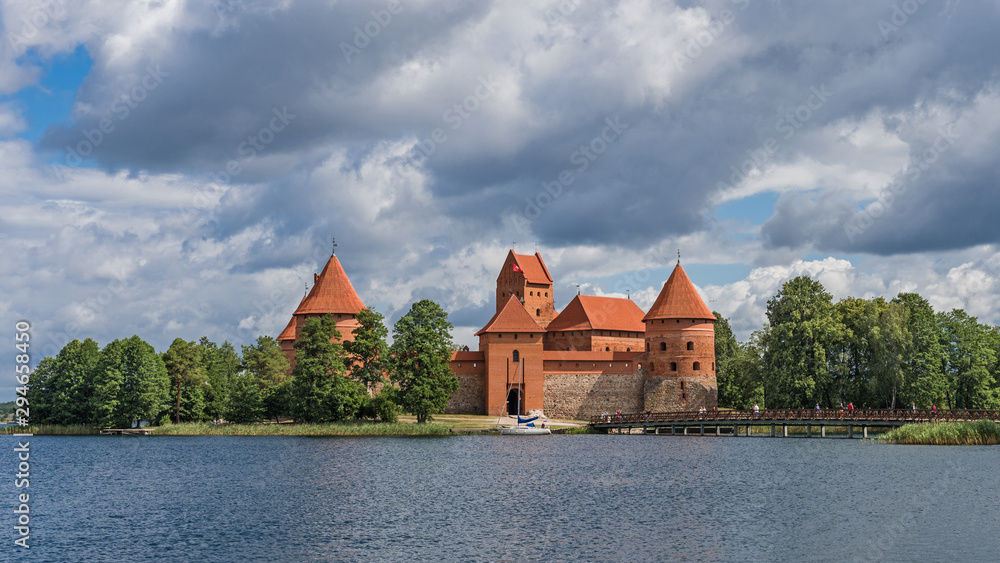 The Trakai Island Castle in Lithuania