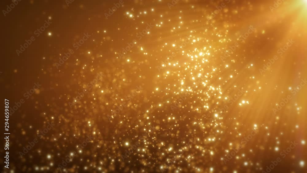 golden dust particles background golden dust particles background