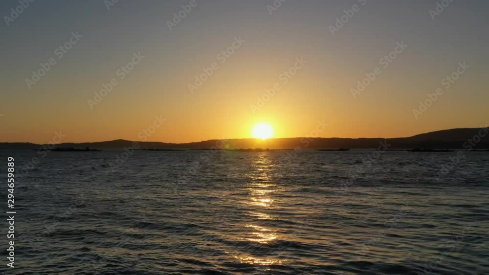 sunset over the ocean time lapse sunset over the ocean time lapse