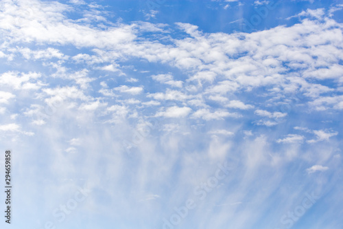 Fototapeta Naklejka Na Ścianę i Meble -  White clouds on a blue sky