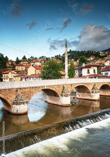 Bridge in the old town of Sarajevo