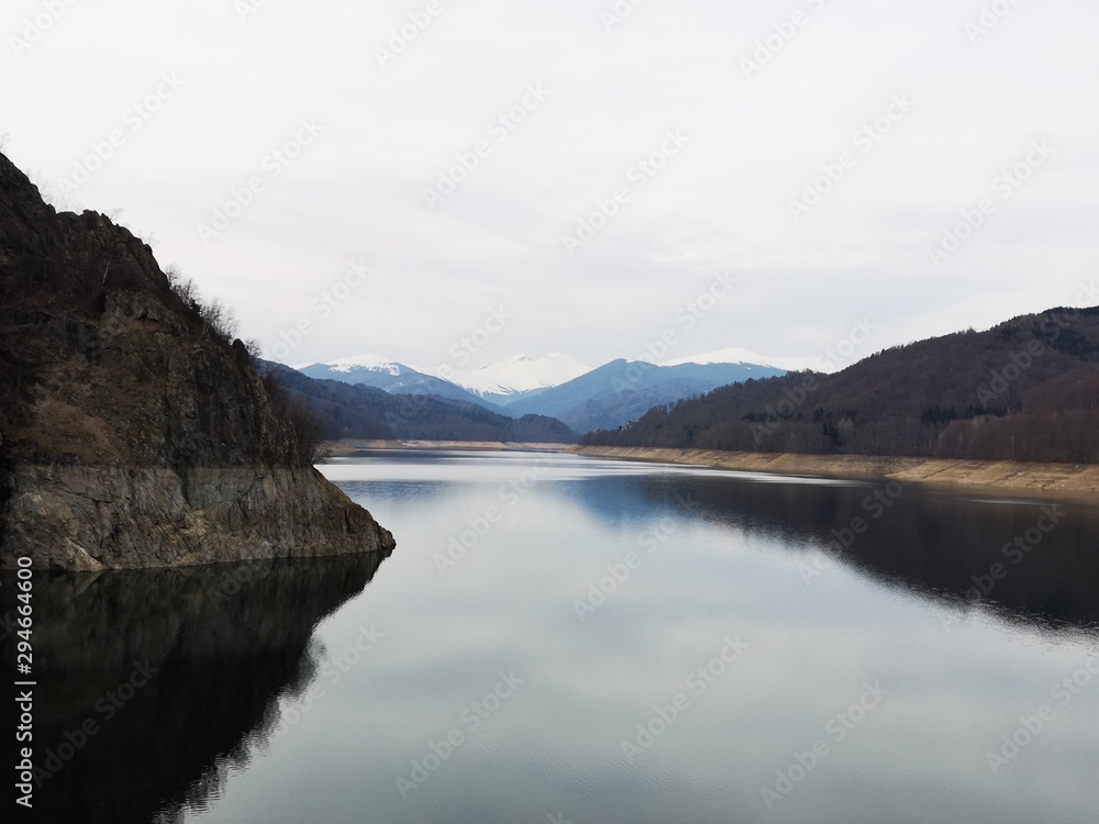 Lake in mountains