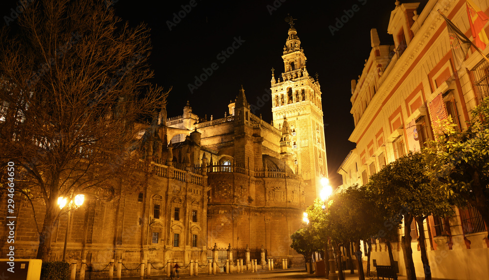 the beautiful nights of Seville