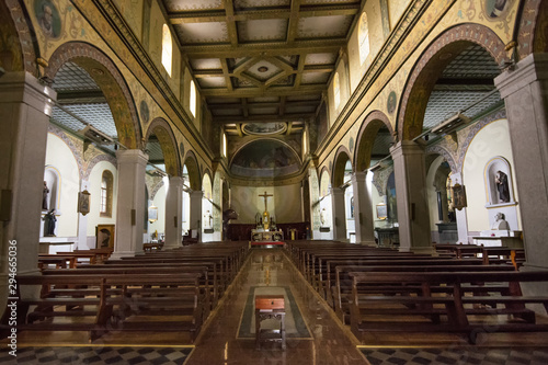 Interior of Saint Luis  Catholic Cathedral  in Plovdiv  Bulgaria 