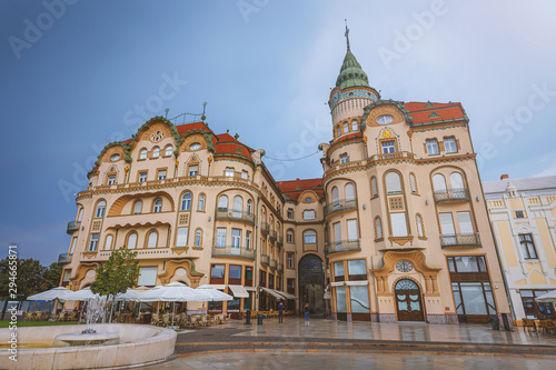 Canvas Print Black eagle Palace in Oradea