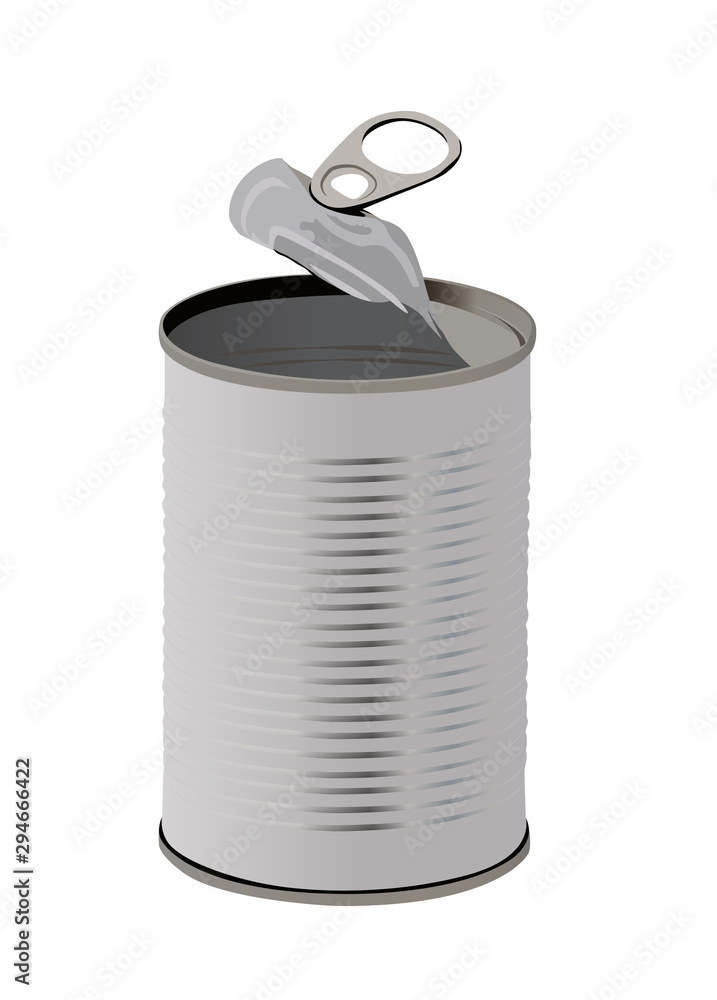 empty can realistic vector illustration empty can realistic vector illustration