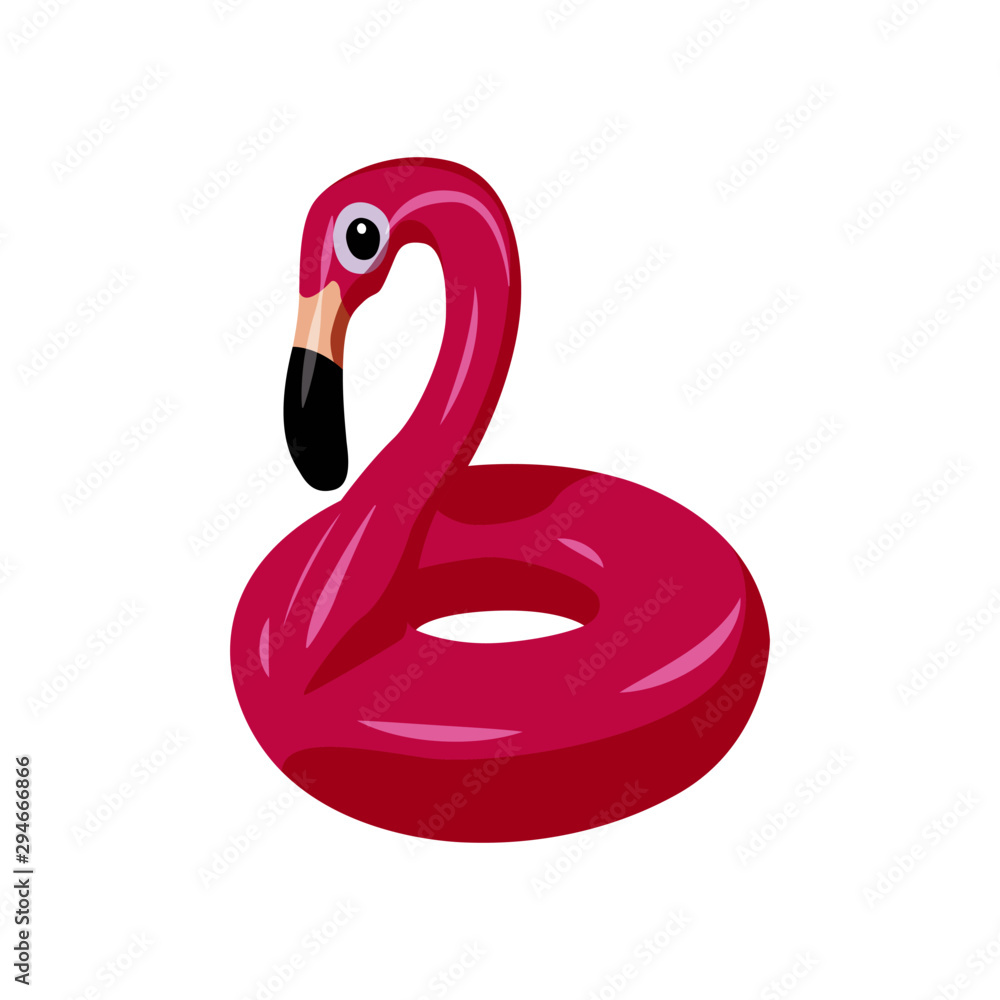 swim tube flamingo vector illustration swim tube flamingo vector illustration