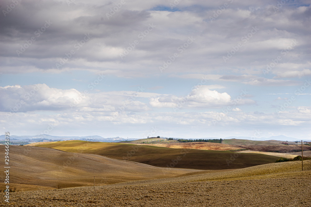 rural landscape on the Tuscany hills rural landscape on the Tuscany hills