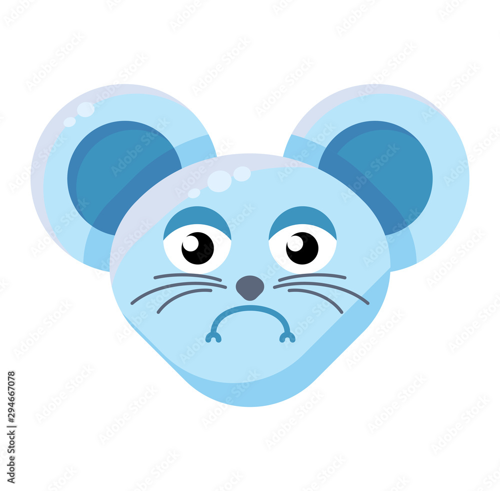 Emoji Funny Animal Mouse Sorrowful Expression Emoji Funny Animal Mouse Sorrowful Expression