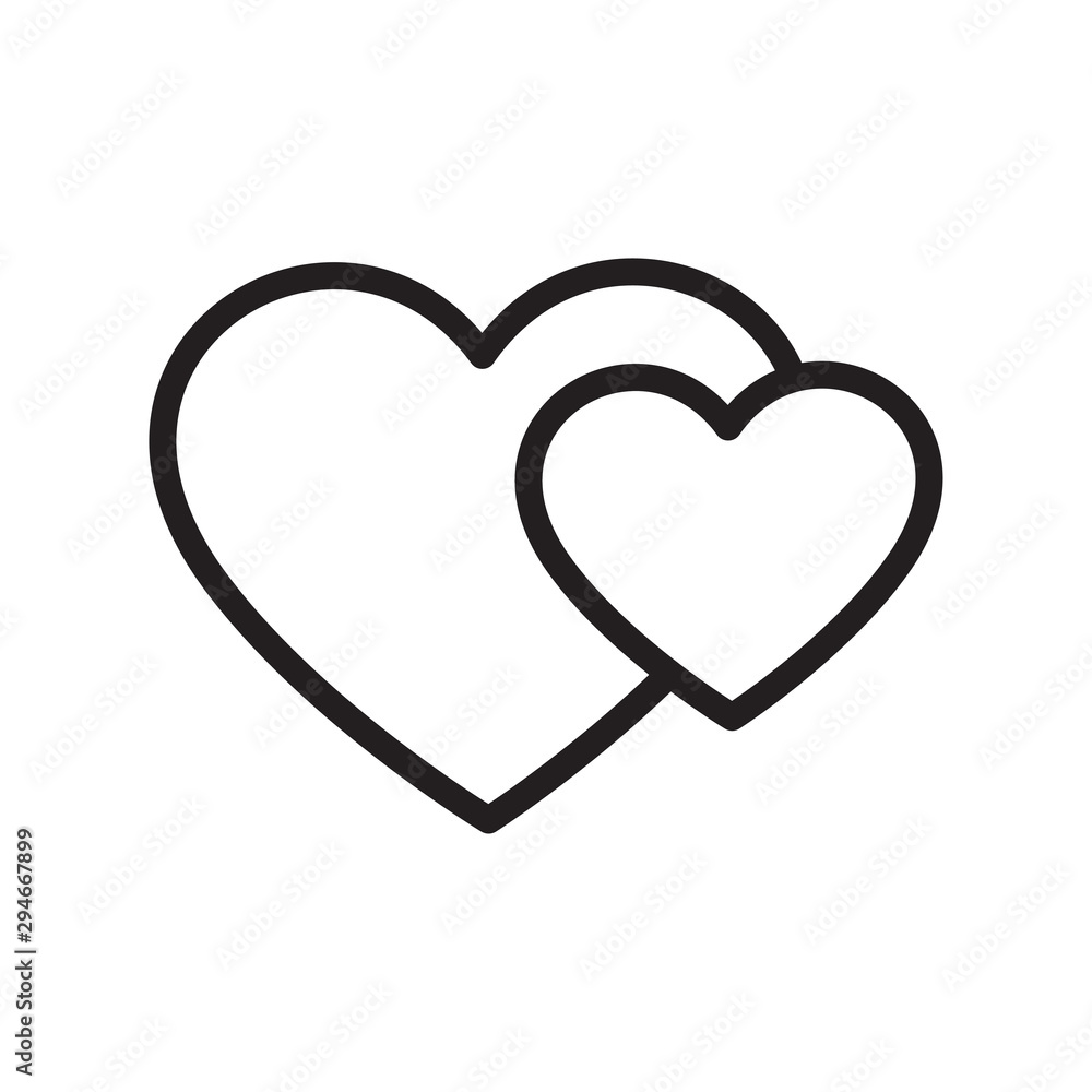 Hearth Icon Vector Design Template Hearth Icon Vector Design Template