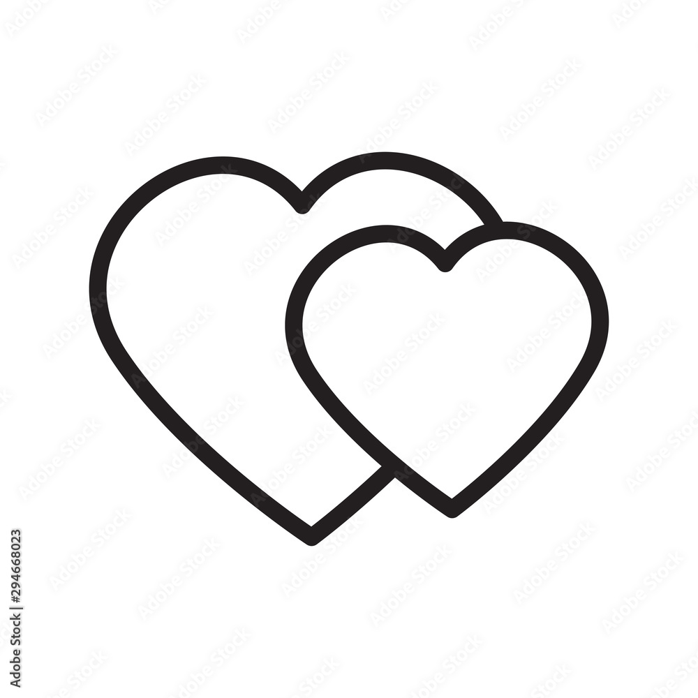 Hearth Icon Vector Design Template Hearth Icon Vector Design Template
