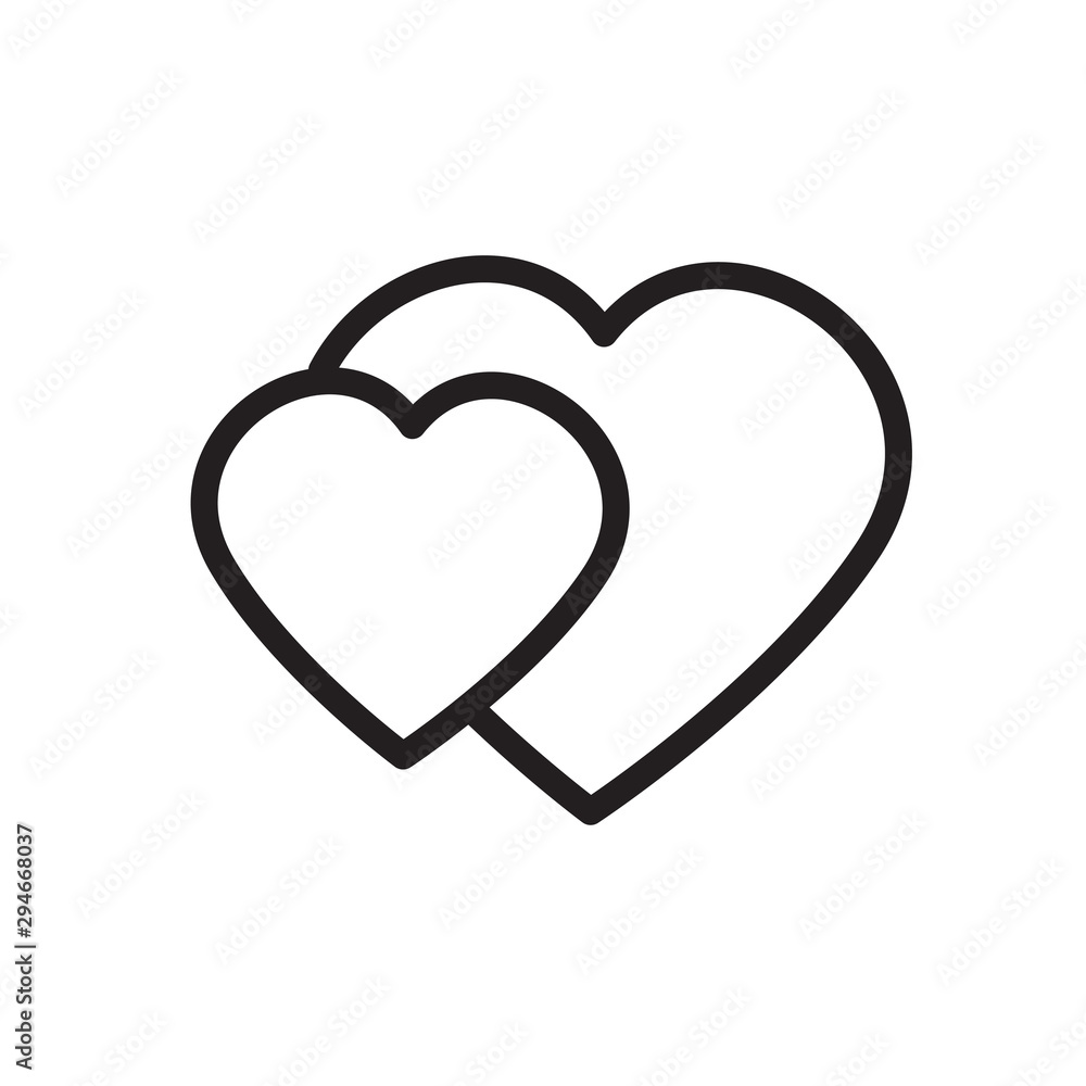 Hearth Icon Vector Design Template Hearth Icon Vector Design Template