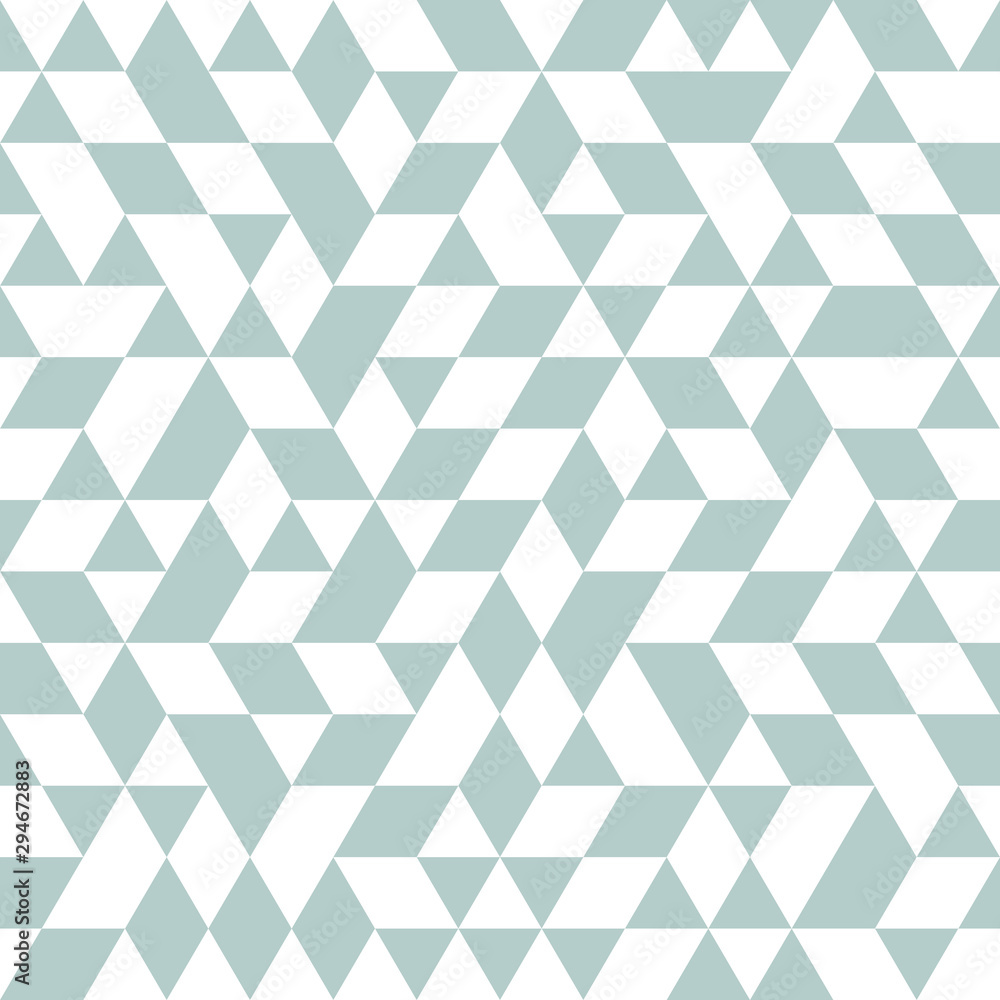 Geometric vector pattern with light blue and white triangles. Geometric modern ornament. Seamless abstract light blue and white background Geometric vector pattern with light blue and white triangles. Geometric modern ornament. Seamless abstract light blue and white background