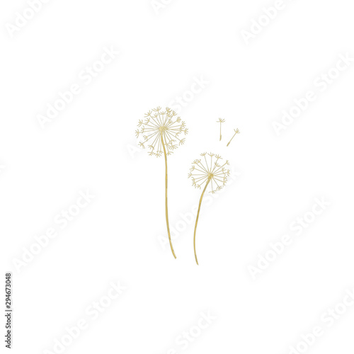 Vector Wildflowers floral botanical flowers. Black and white engraved ink art. Isolated flower illustration element.