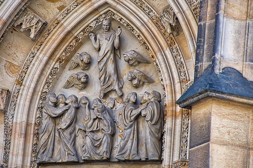 The Metropolitan Cathedral of Saints Vitus  Wenceslaus and Adalbert is a Roman Catholic metropolitan cathedral in Prague.