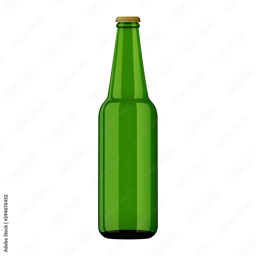 beer bottle realistic vector illustration beer bottle realistic vector illustration