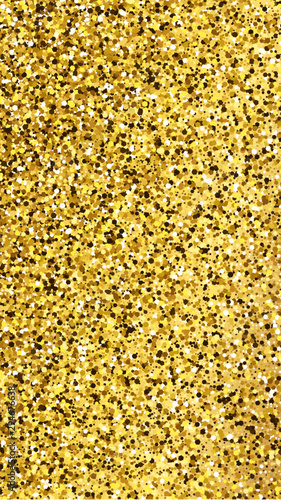 Golden glittering background with glitter effect