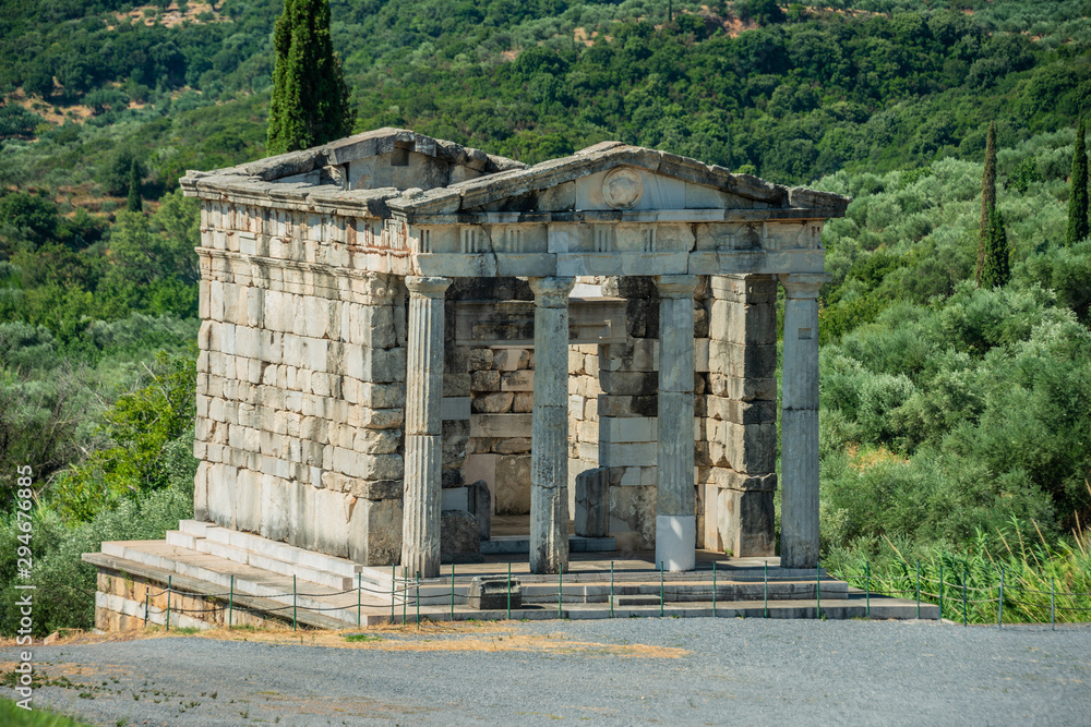 Impressions  of Ancient Messini at Peloponnese, Greece