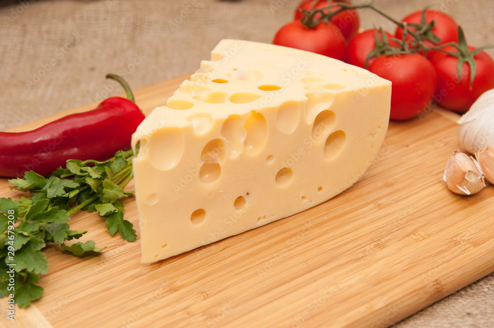 Cheese with vegetables and herbs Cheese with vegetables and herbs