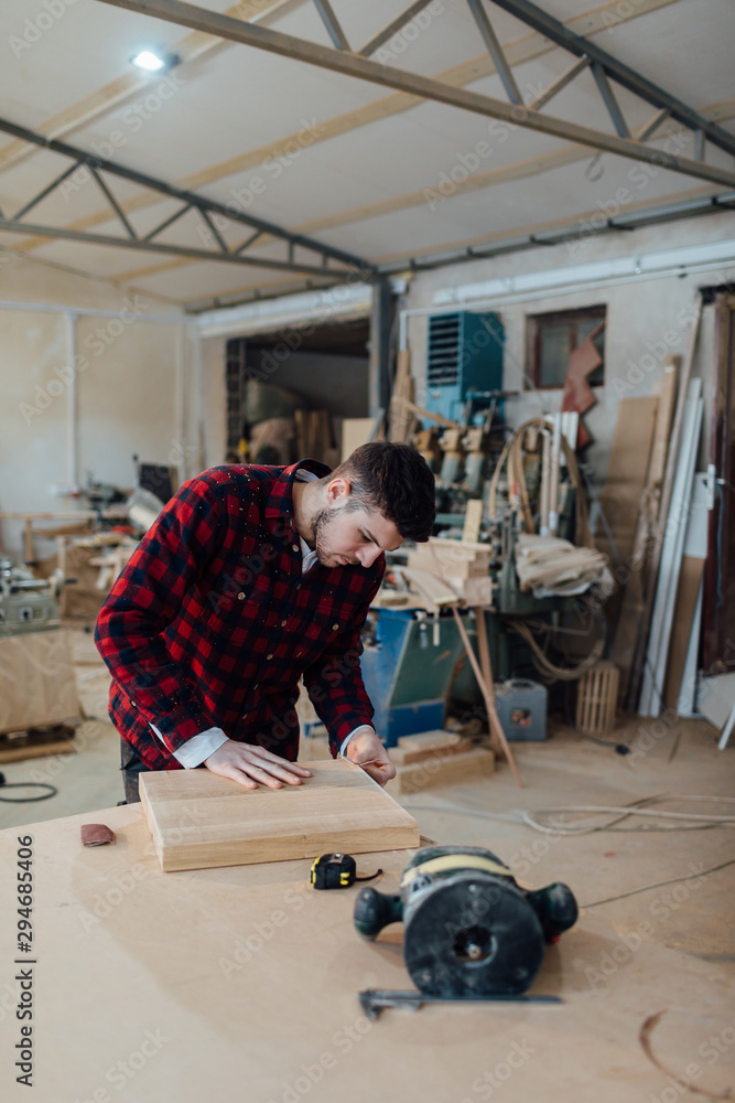 Carpenter in Workshop Carpenter in Workshop