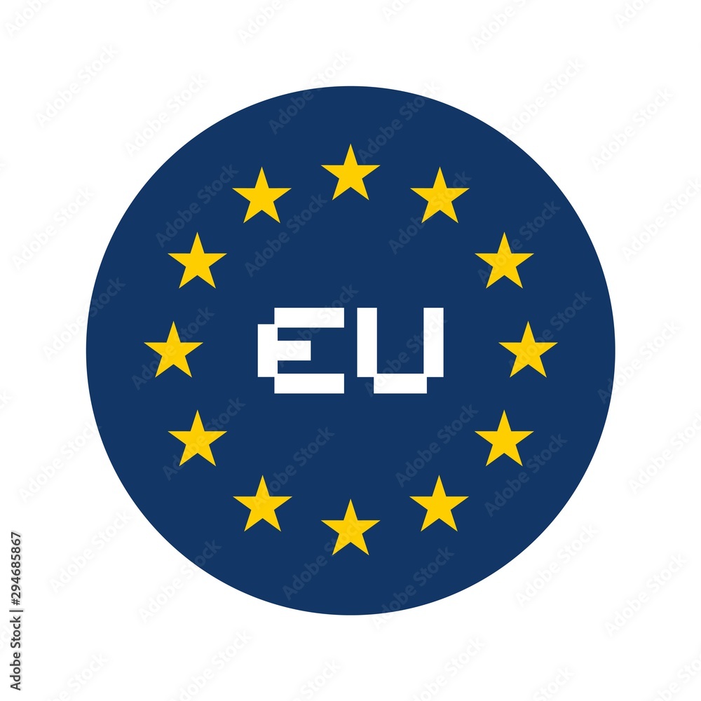 Creative design of Europe symbol Creative design of Europe symbol