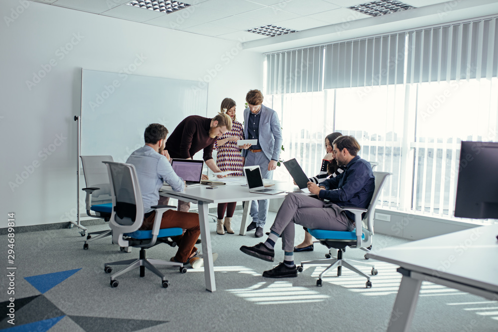 Businesspeople Working in Team Businesspeople Working in Team