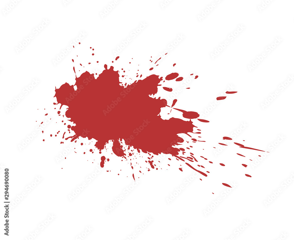 blood stain draw Stock Vector Adobe Stock
