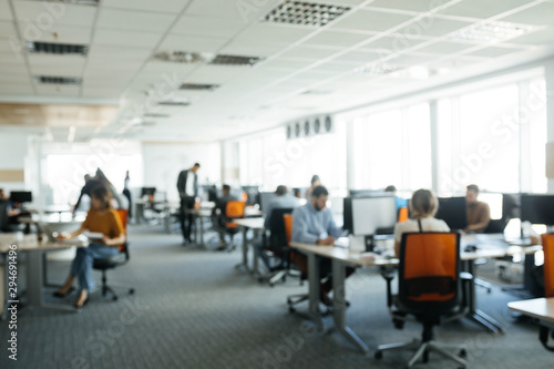 Businesspeople Working at Open Space Office