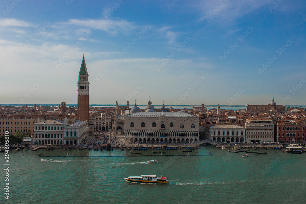 Fototapeta premium Aerial view of Piazza San Marco in Venice