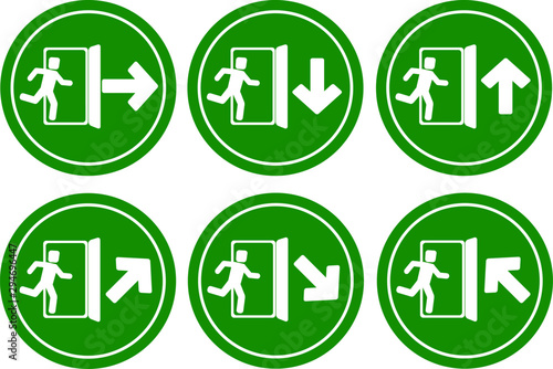 emergency exit icon
