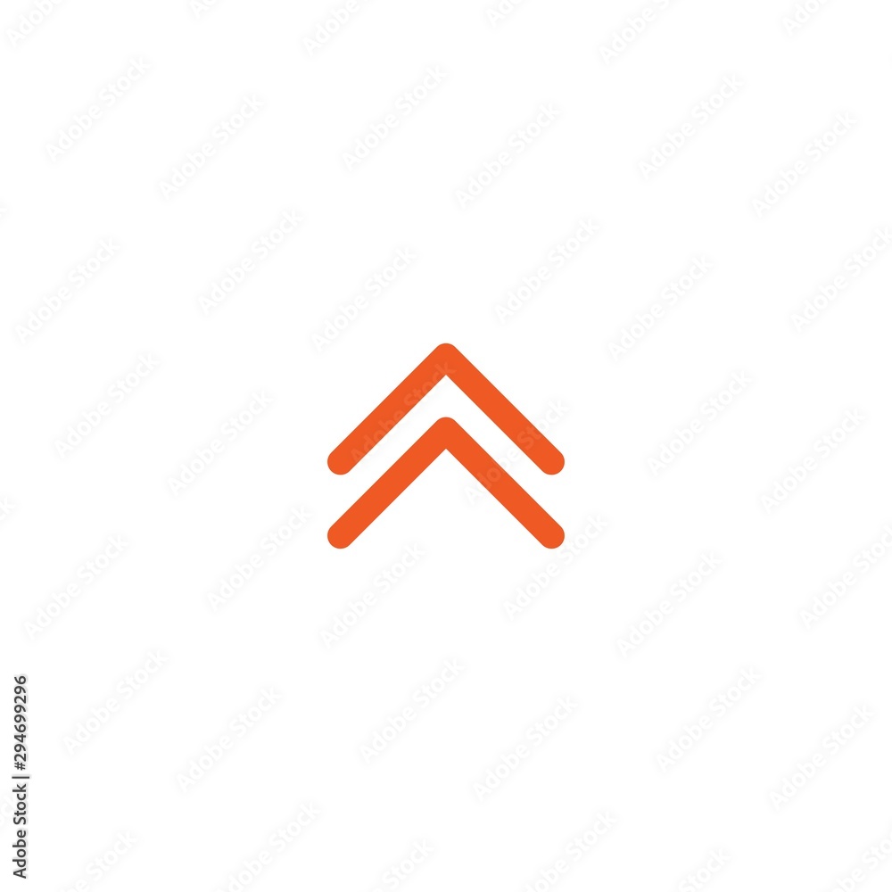 red thin rounded arrow up icon. Isolated on white. Upload icon. Upgrade sign. red thin rounded arrow up icon. Isolated on white. Upload icon. Upgrade sign.