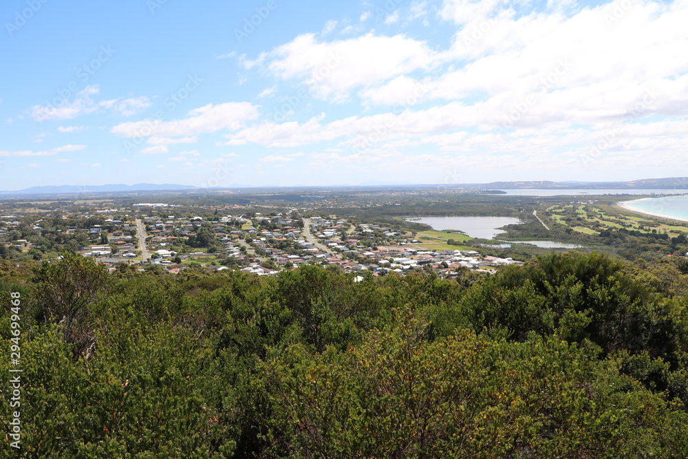 View from Apex Lookout to Albany City in Western Australia View from Apex Lookout to Albany City in Western Australia