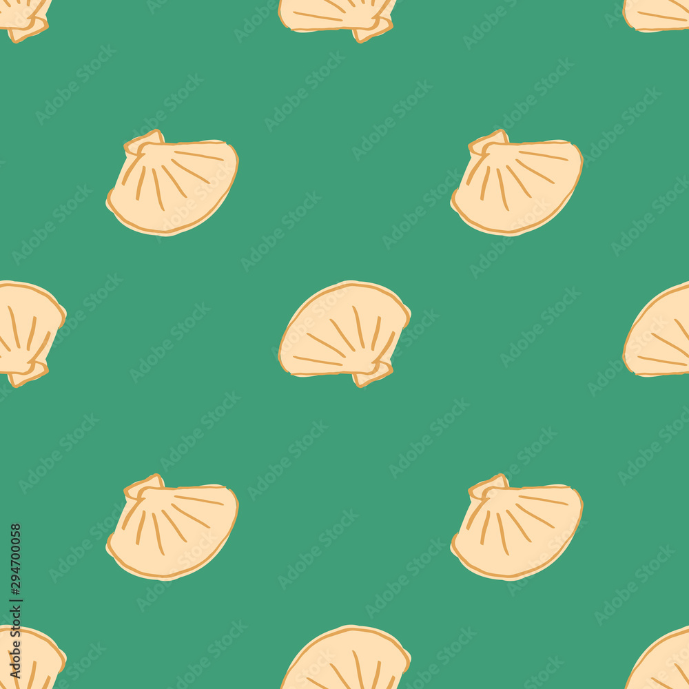 sea shells seamless pattern design sea shells seamless pattern design
