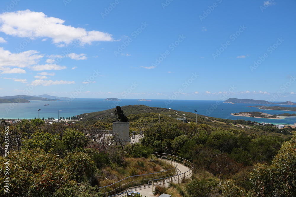 View from Apex Lookout to Albany City in Western Australia View from Apex Lookout to Albany City in Western Australia