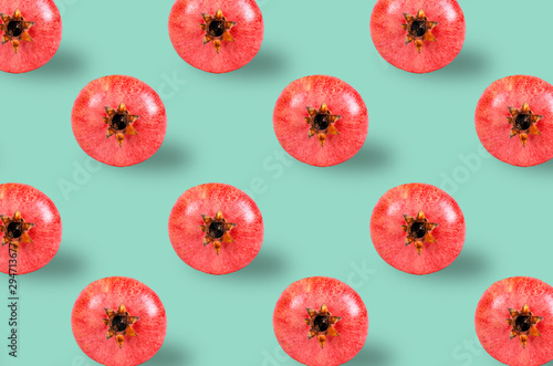 Fruit pattern of fresh whole fruits background