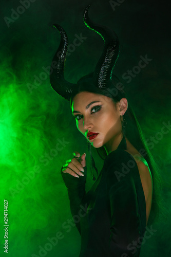 Billede på lærred Concept of Halloween and fantasy horror
