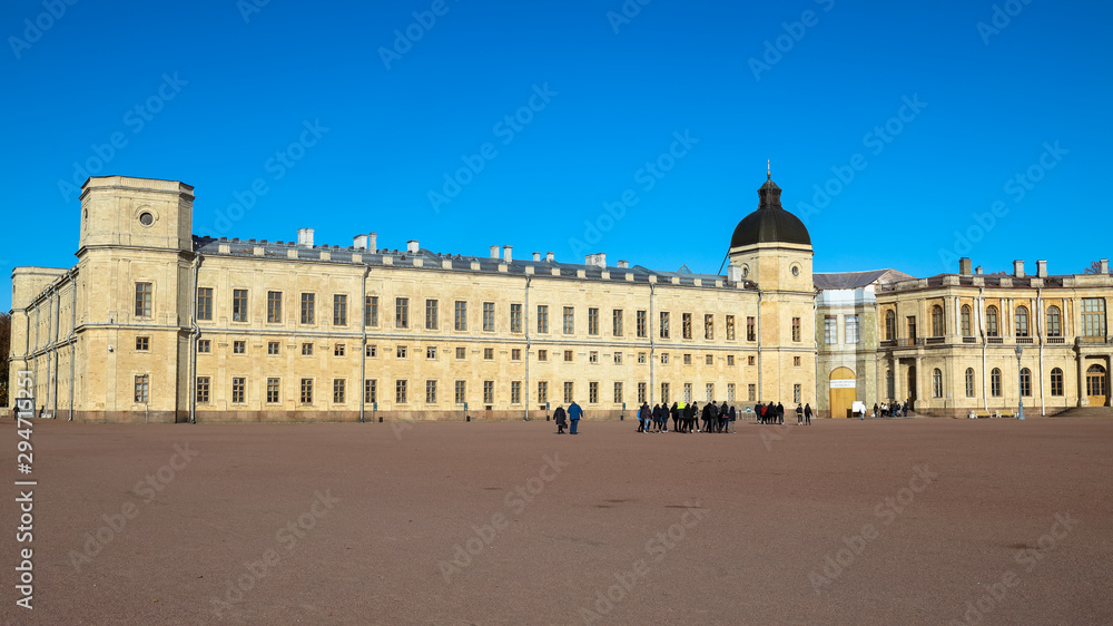 Gatchina, Russia - view of the Gatchina Palace