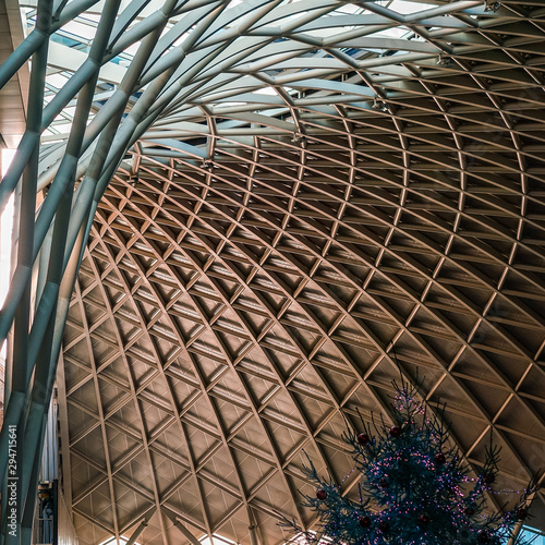 Canvas Print Architecture of the King's Cross station in London