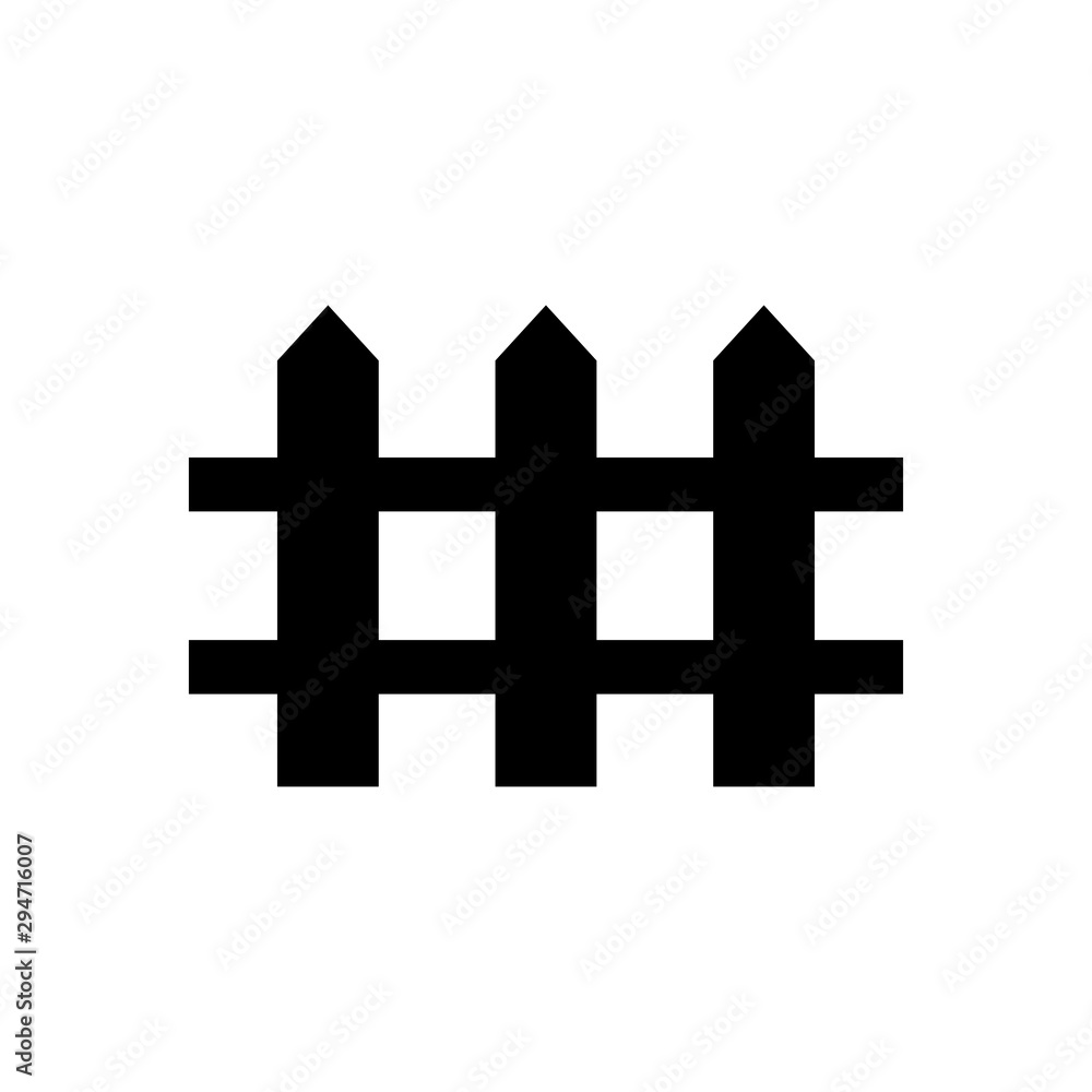 Obraz premium Fence icon trendy