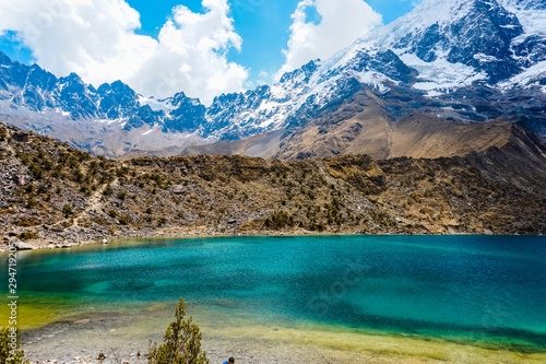 Fototapeta Naklejka Na Ścianę i Meble -  Beautiful Humantay lagoon, Cusco.