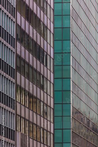 Full frame shot of office buildings in city