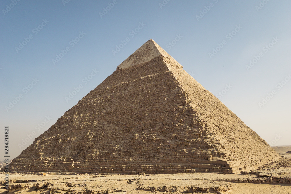 the Chephren pyramid of giza