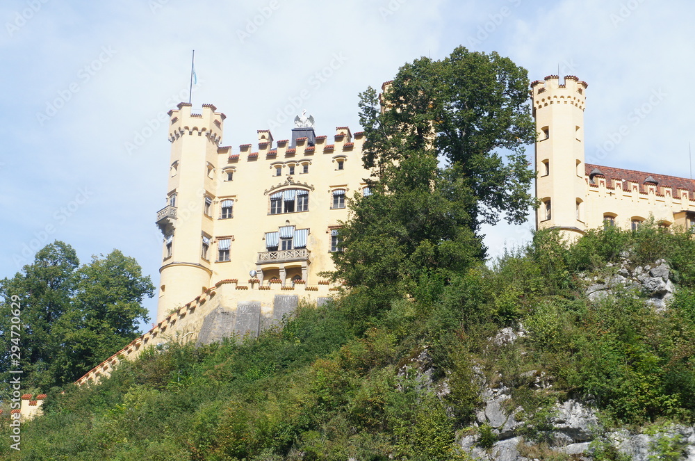 Famous fairy tale Neuschwanstein Castle in Bavaria, Germany