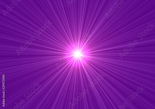 Central burst in a purple colour