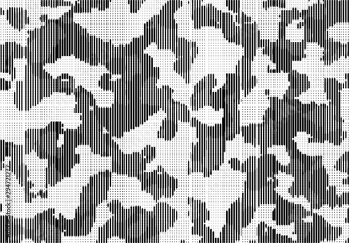 Military hunting camouflage texture. Vector illustration