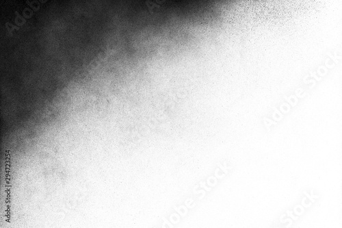 Vintage black and white noise texture. Abstract splattered background for vignette.