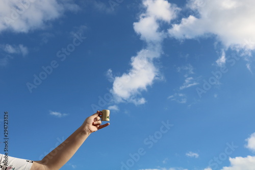 Valokuva Forced Perspective Clouds