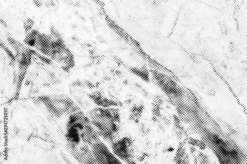 Subtle halftone vector marble texture overlay. Monochrome abstract splattered background.