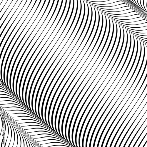 Abstract wavy background  optical art  opart striped